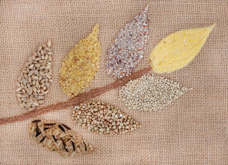 selection different alternative healthy grains shape wheat flower 1048944 11645470